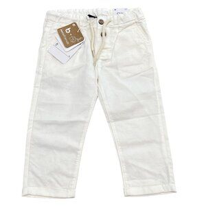 Baby Boys White Mayoral Eco-Friendly Cotton Pants Size 18M Style 1541 NWT